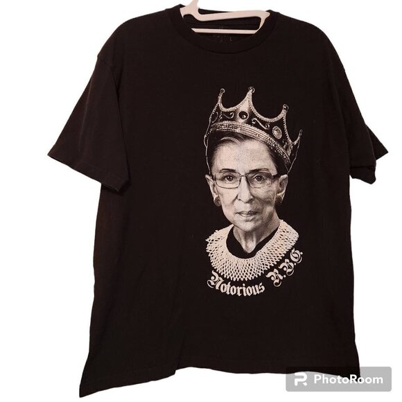 Notorious RBG Icon T-shirt - Large, Funny Progressive Ruth Bader Ginsburg - Picture 3 of 5